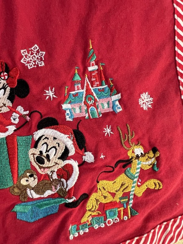 Disney Parks Reversible Table Runner 15 In. X 72 In. Mickey Mouse Gingerbread z7 gallery