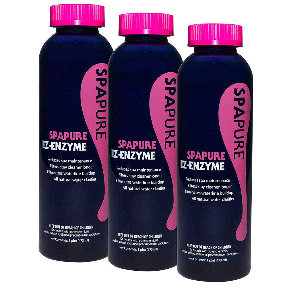 SpaPure EZ-Enzyme (1 pt) 3 Pack All Natural Water Clarifier in Spas & Hot Tubs gallery