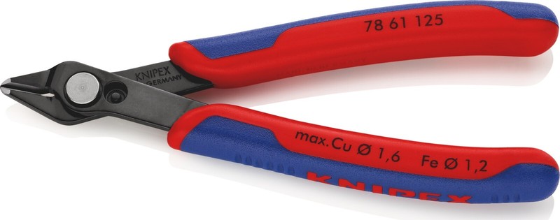 Knipex 5" Electronics Side Cutter Pliers Super Knips Comfort Grips 7861125 NEW gallery