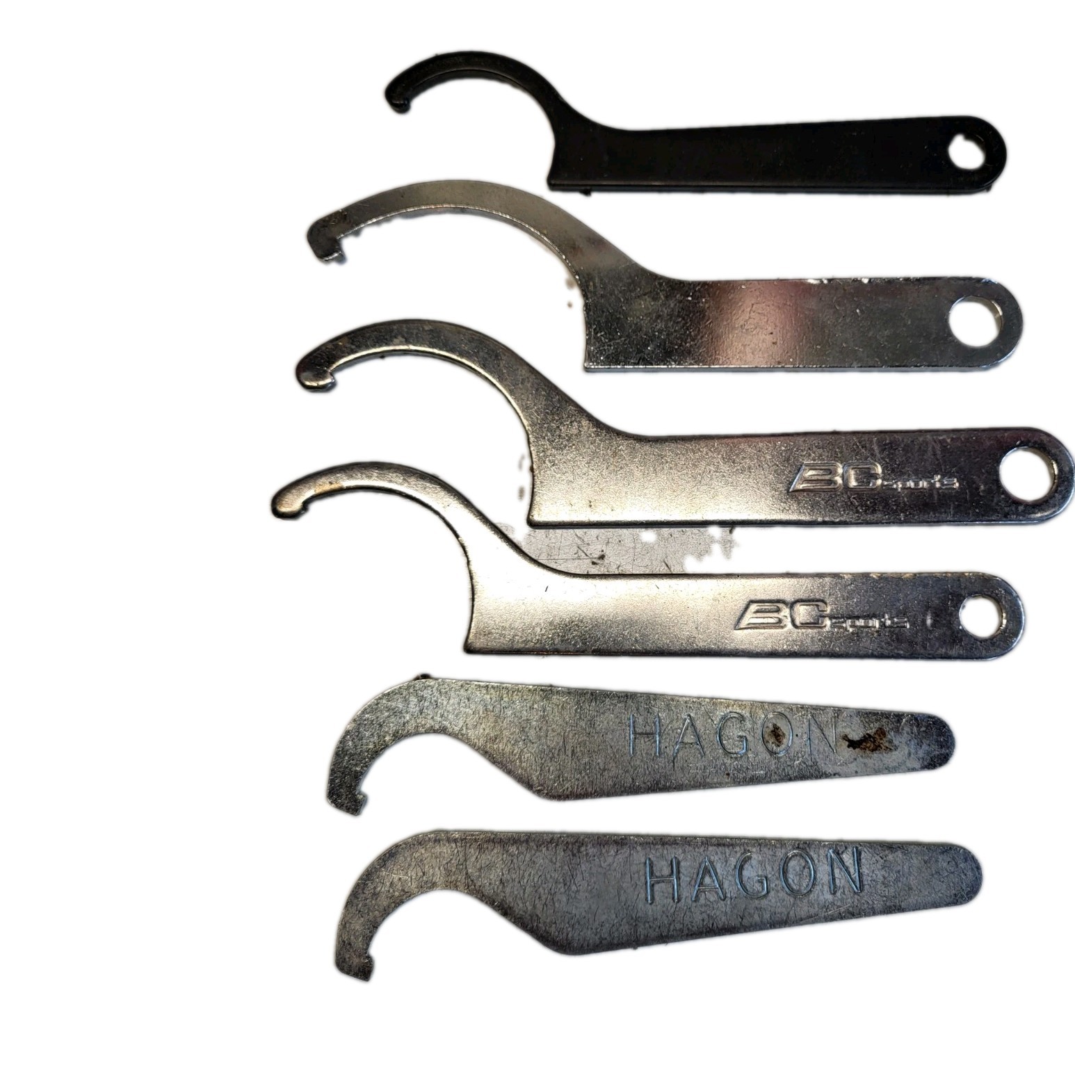 Coilover Spanner Wrench Set 6 Pc Steel Adjustment Tools Fits Many Coilovers gallery