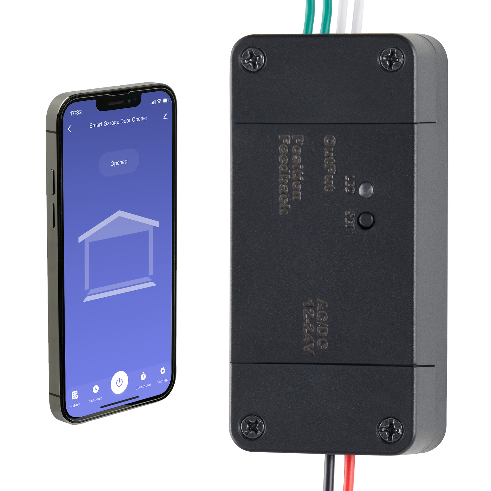 CO-Z WiFi & Bluetooth Smart Garage Control Compatible with Tuya Smart Life Apps gallery