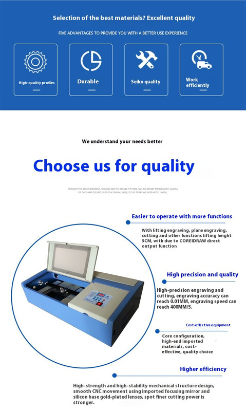 Laser Engraving Machine Crafts Wood Marking Machine Engraving Machine gallery