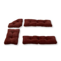 Microfiber Kitchen Nook Cushion Set – Hyatt (4 pc)