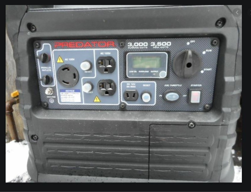 Predator Generator 3500W Knob Switch Run Choke selector - new 3D printed part gallery