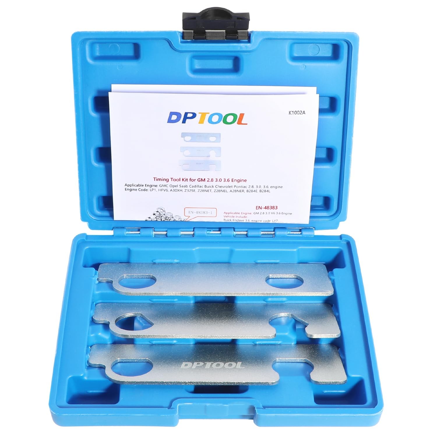 DPTOOL Camshaft Retaining Aligning Timing Tool Kit for GM 2.8 3.0 3.6 gallery