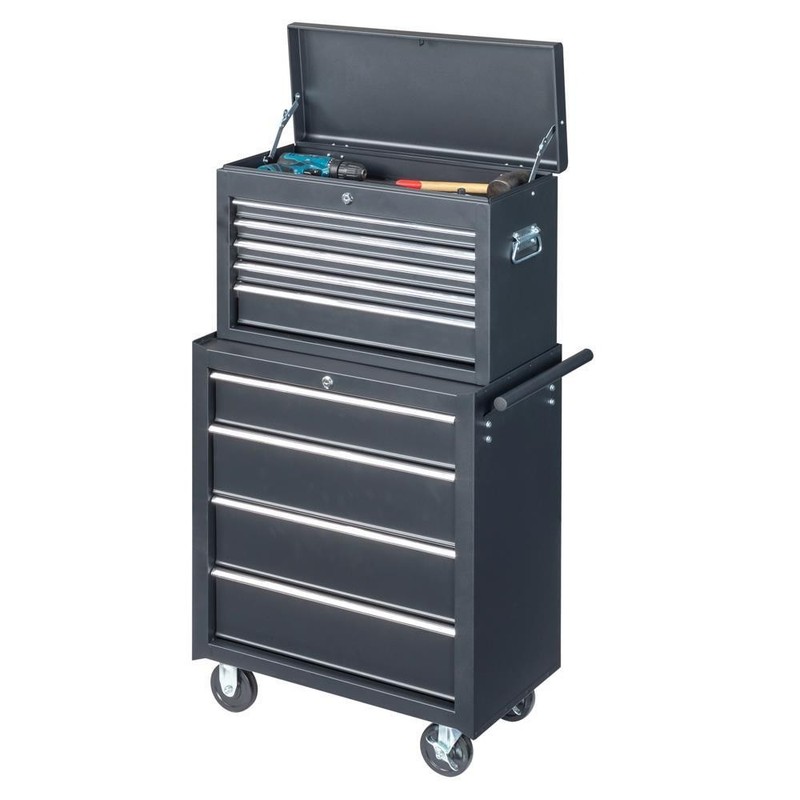9-Drawer Rolling Tool Chest Large Tool Cabinet Organizer with Wheels / Drawers gallery