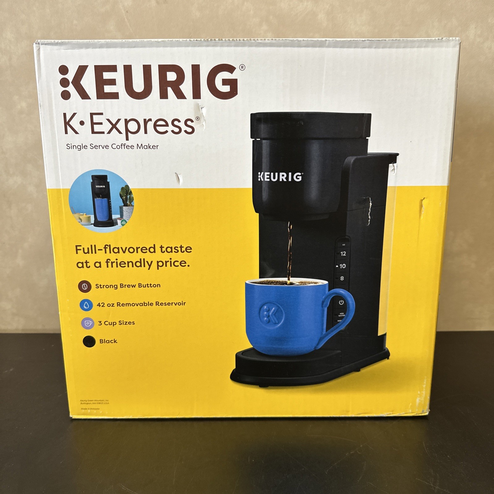 Keurig K-Express Pod Coffee Machine Black, 3 Cup Sizes, 42oz Reservoir gallery