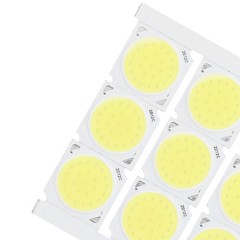 12Pcs COB Light Source High Power Round LED Chip 12W 36‑41V 1080LM for DIY