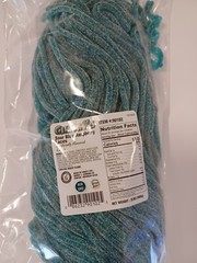 Sour Blue Raspberry String Licorice Laces Candy 2 Pound Bag Free Shipping