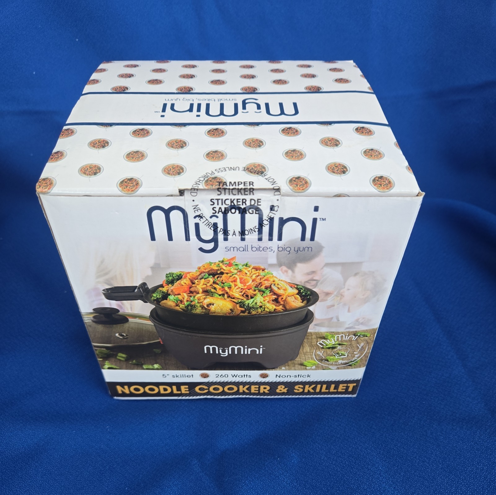 MY MINI NOODLE COOKER & SKILLET Blackberry 5" skillet 260 Watts Non-Stick ~NEW gallery