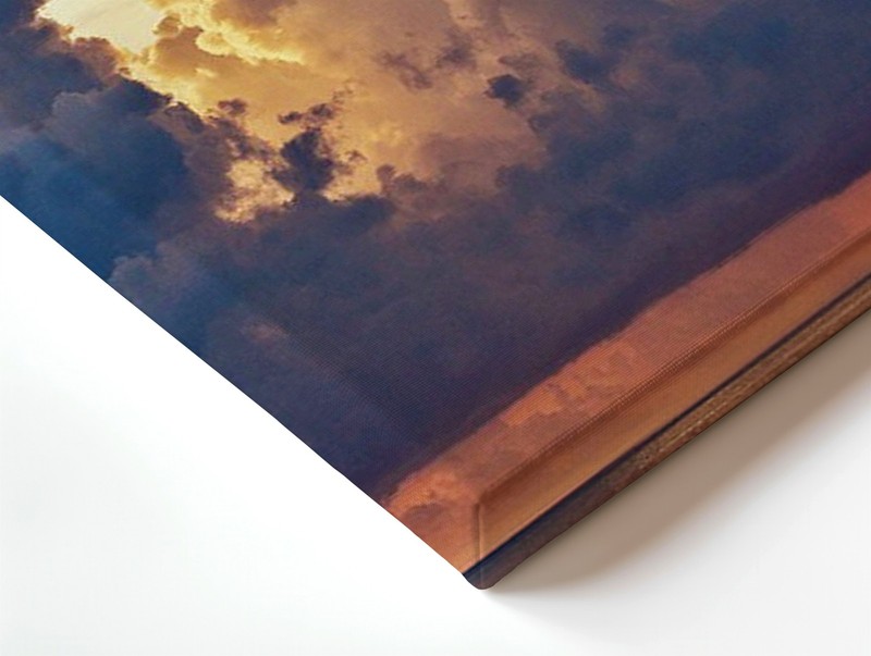 Wall Art Dramatic Cloudscape Seascape Sailboat Sunset Canvas Print Coastal Decor gallery