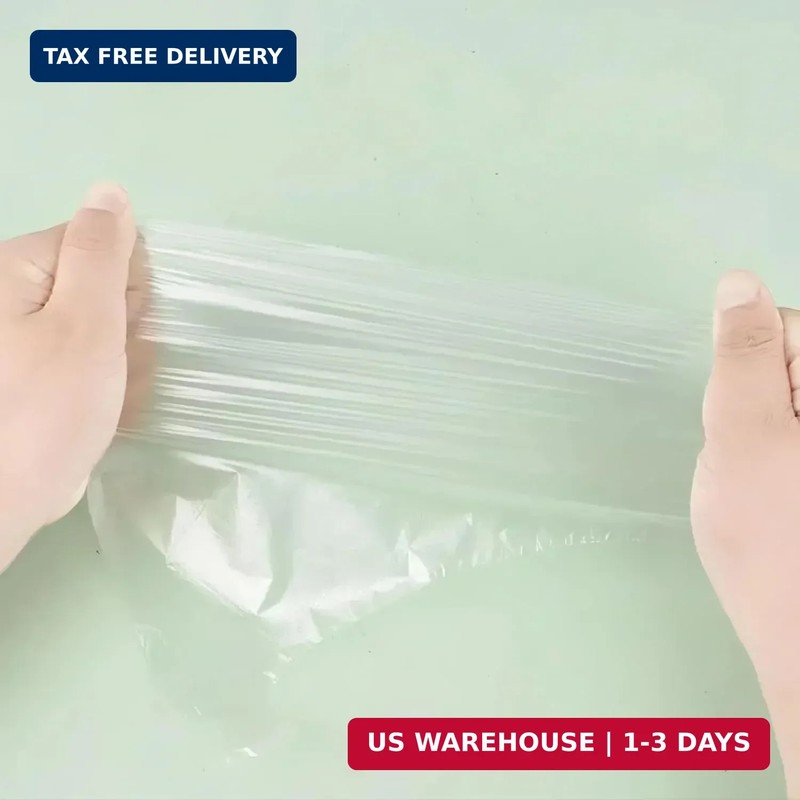 400-Pack Disposable Plastic Foot Covers for Feet - Leak-Proof Paraffin Wax Bath gallery