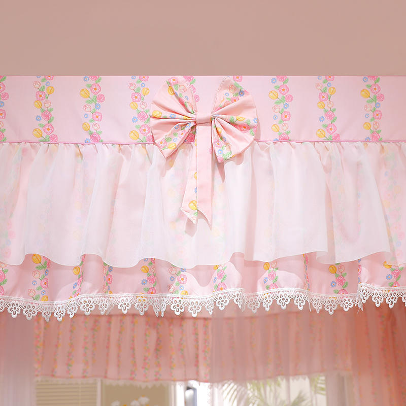 Canopy For Bed Drapes Mosquito Net Double Rod Frames Yard Anti-mosquito Net Set gallery