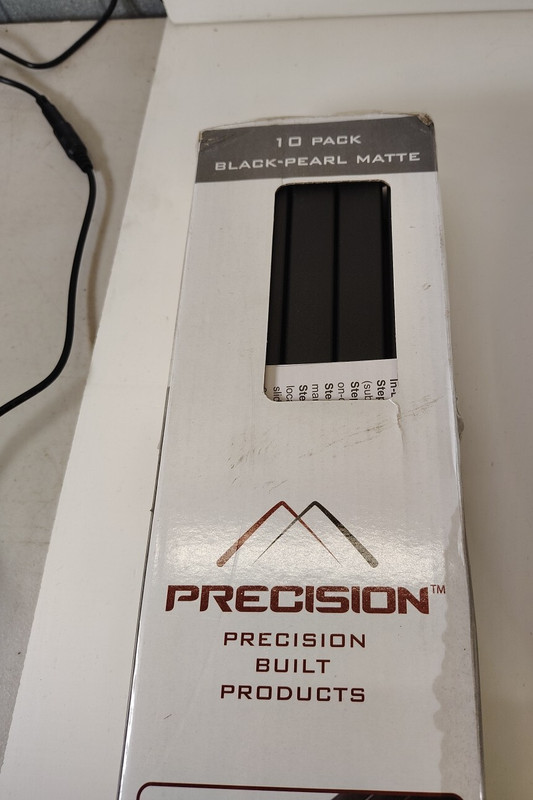 Precision Baluster Steel Deck Railing Black Pearl Matte 10-PK 26" X 3/4" Square. gallery