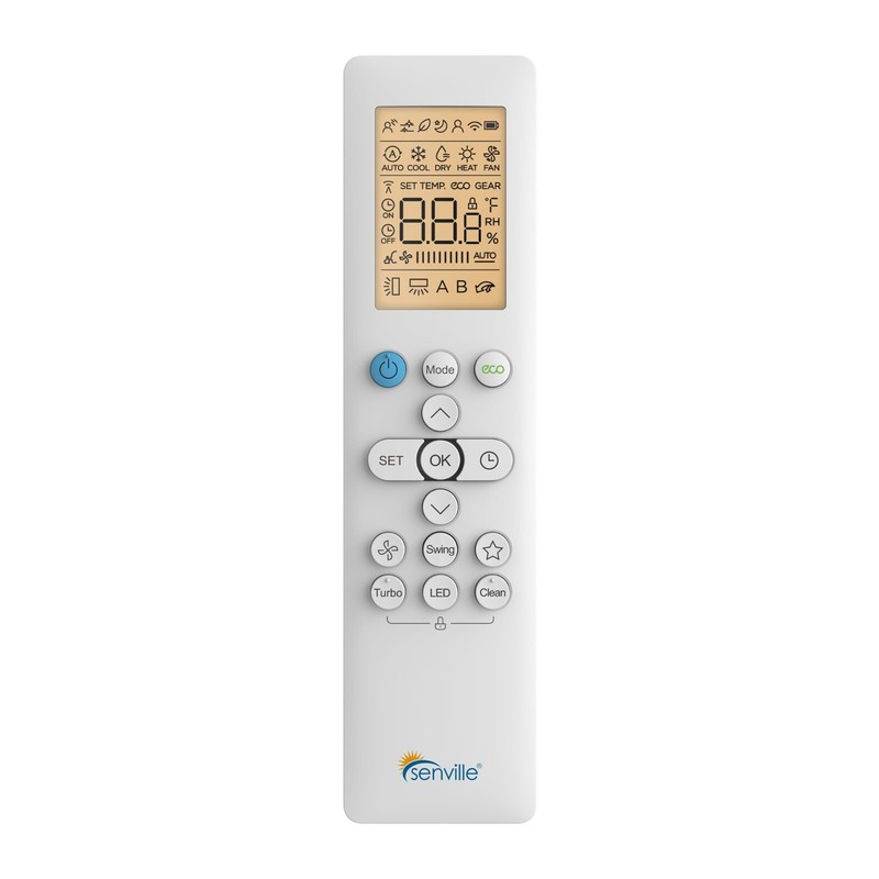 12000 BTU Mini Split Air Conditioner with Heat Pump Remote 208/230V gallery
