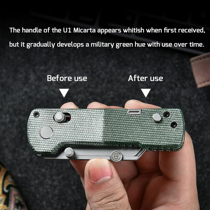 OKNIFE U1 Pro Multitool Folding Utility Knife with Folding Screwdriver Rail Lock gallery