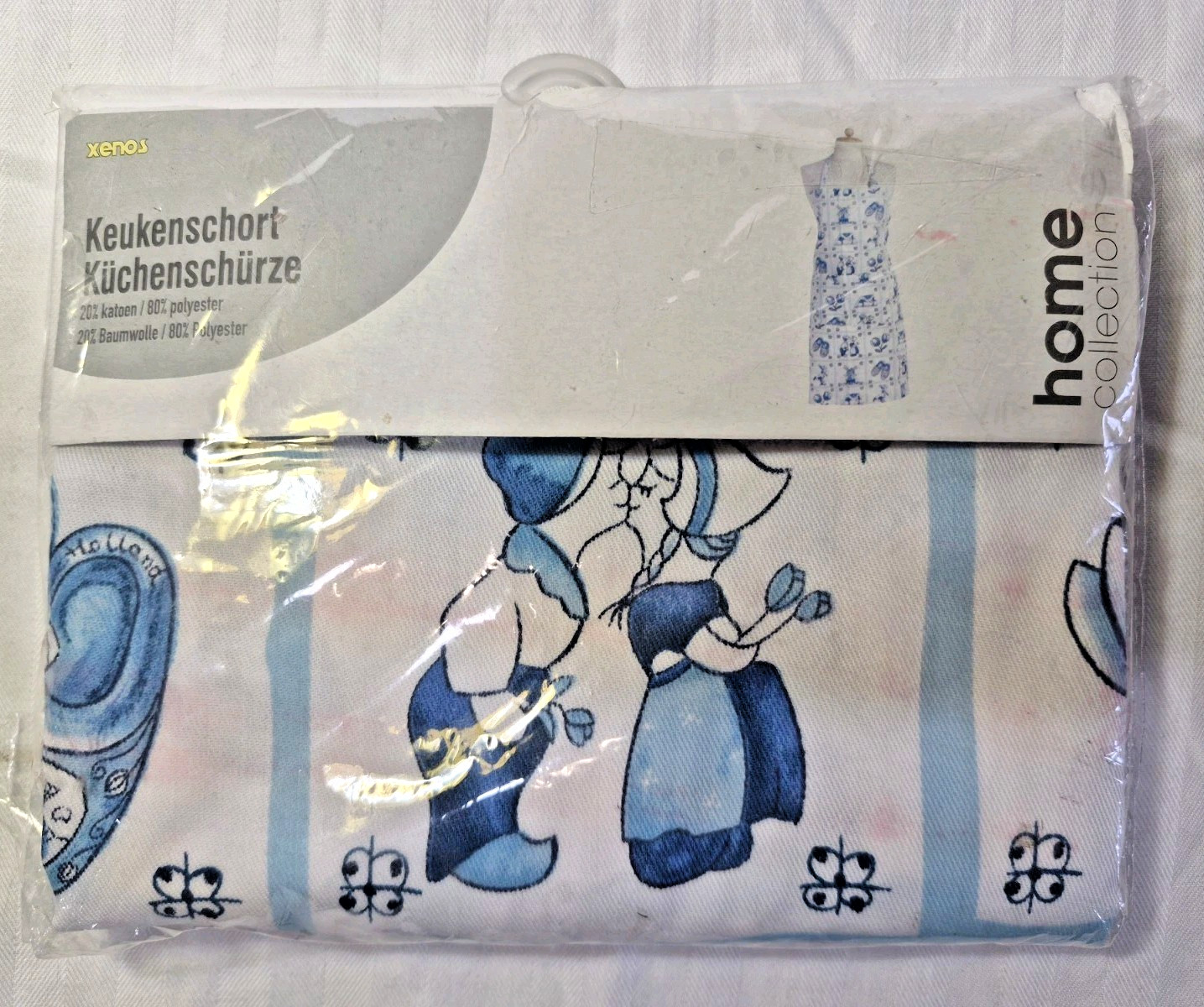 Delft Holland Kitchen Apron NEW DUTCH XENOS Netherland Blue White Windmill Skate gallery