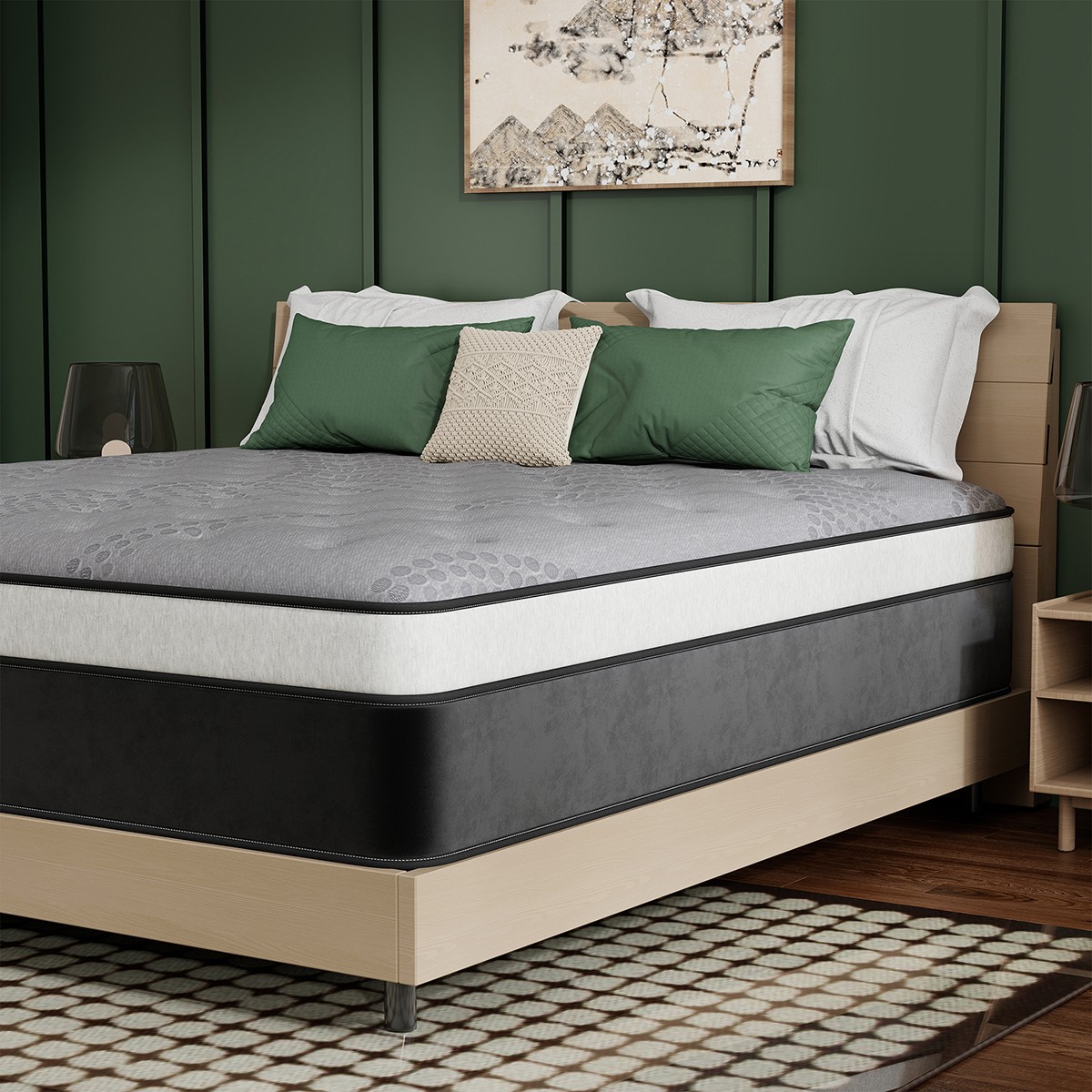 12/14 Inch Gel Memory Foam Hybrid Spring Mattress Twin Full Queen King In a Box gallery