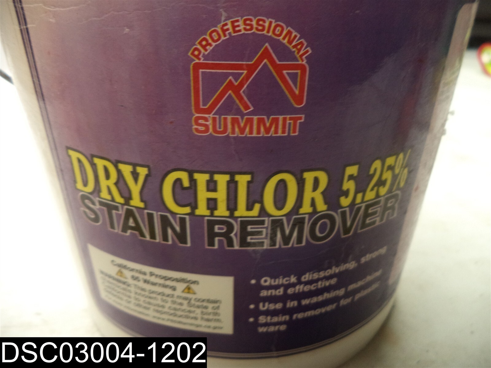 QTY=11 Pounds: Professional Summit Dry Chlor 5.25% Stain Remover gallery