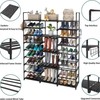 9 Tiers Large Capacity Metal Shoe Rack 50-Pair Shoe Organizer Shoe Storage Tall gallery