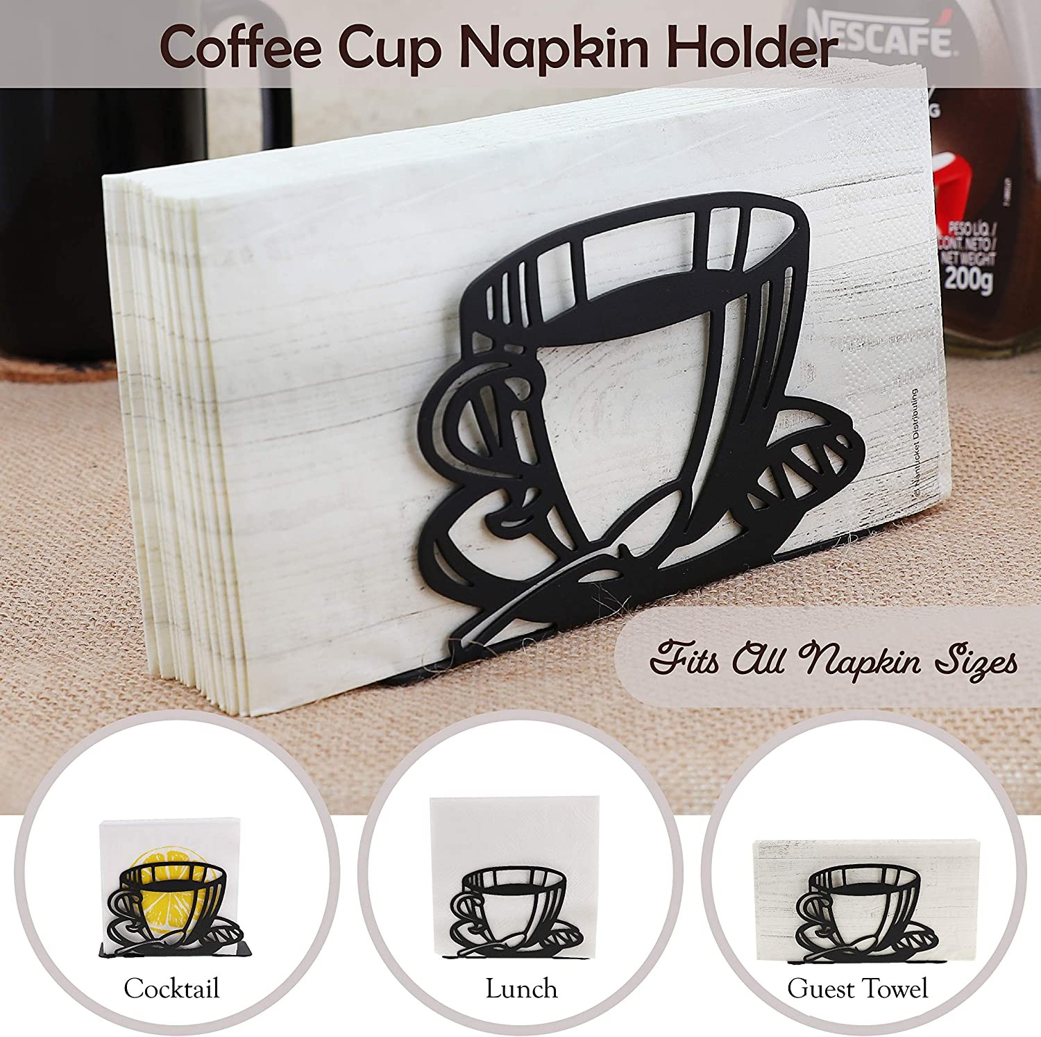 Freestanding Napkin Holders for Table - Set of 2 gallery