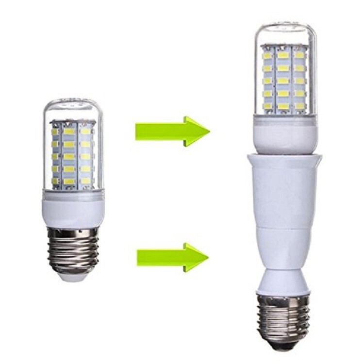 E26 Medium Socket Extender Standard Light Bulb Socket 2.5" Extension gallery