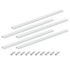 Cabinet Edge Finger Pull, 5pcs 600mm / 23.62" Hidden Cabinet Pulls, Silver gallery