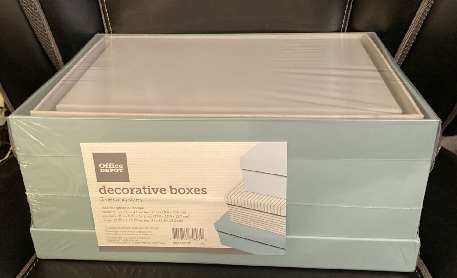 Office Depot Decorative Nesting Boxes Green 3 Sizes (1 Set) gallery
