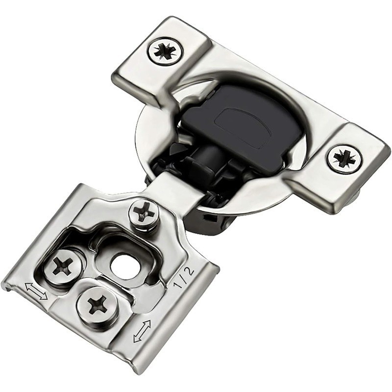 Soft Close Cabinet Hinges 3-Way Adjustable Heavy Duty Nickel Plated New gallery