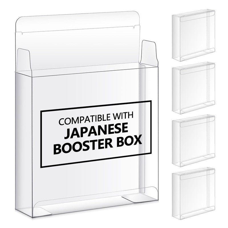 5 Pcs Booster Protective Box Compatible with PVC Japanese Booster Case 0.5 mm…