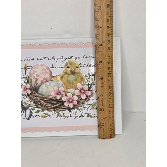 Pastel Pink Easter Chick Wall Or Tabletop Decor gallery
