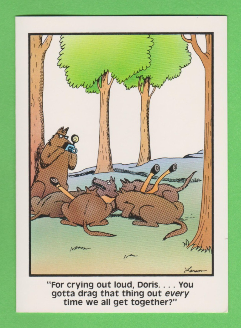 THE FAR SIDE Vintage GREETING CARD Gary Larson RARE 🤣🤣🤣 gallery