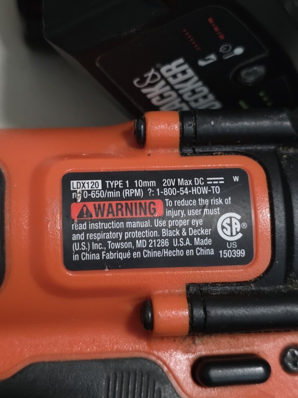 BLACK+DECKER 20V MAX Cordless Drill/Driver LDX120C with 2 Battery & Charger gallery