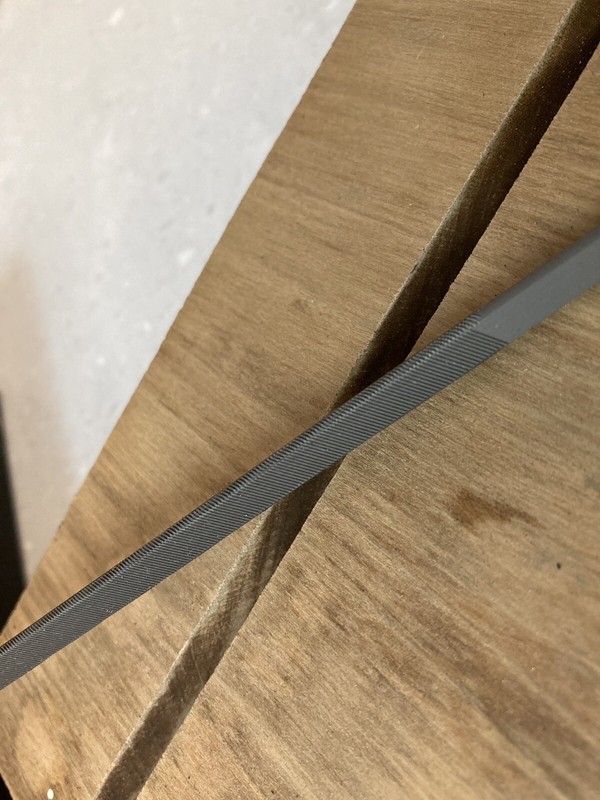 Vallorbe triangle/three square file for square ground chain filing - 2276 gallery