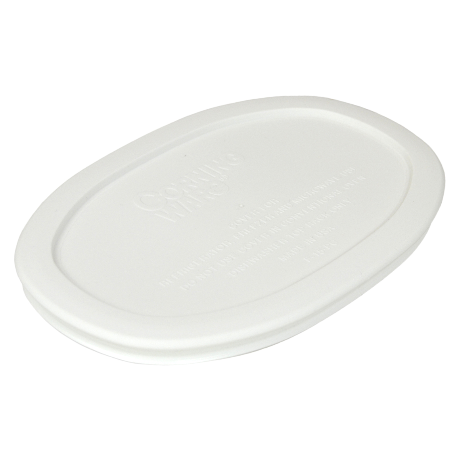 Corningware F-15-PC French White Oval Plastic Replacement Storage Lid (2-Pack) gallery