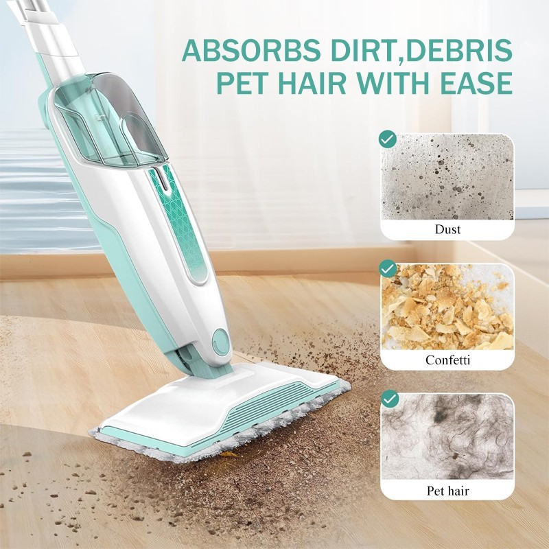 6-Pack Steam Mop Replacement Pads, compatible with Shark S1000/S1000A steam mops gallery