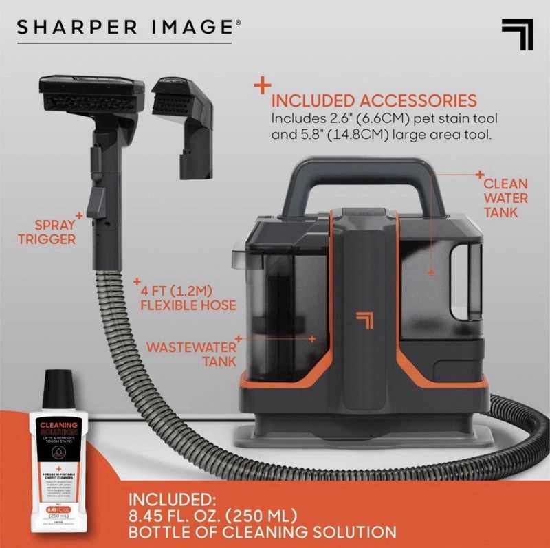 Sharper Image Stain Cleaner Portable Spot Vacuum: Handheld Electric Cleaner,NEW gallery