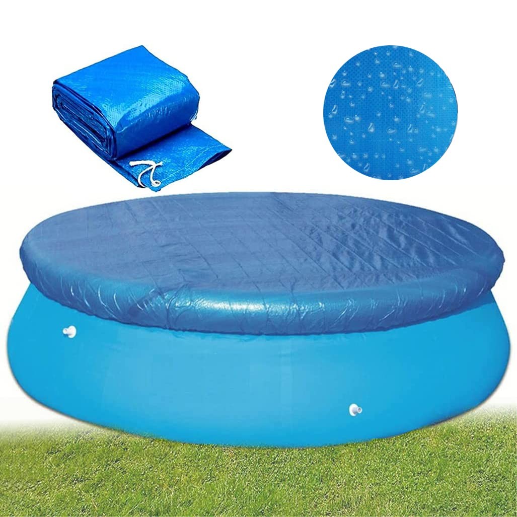 Round Pool Cover, Solar Covers for Above Ground Pools, Dust Pool Cover Protec... gallery