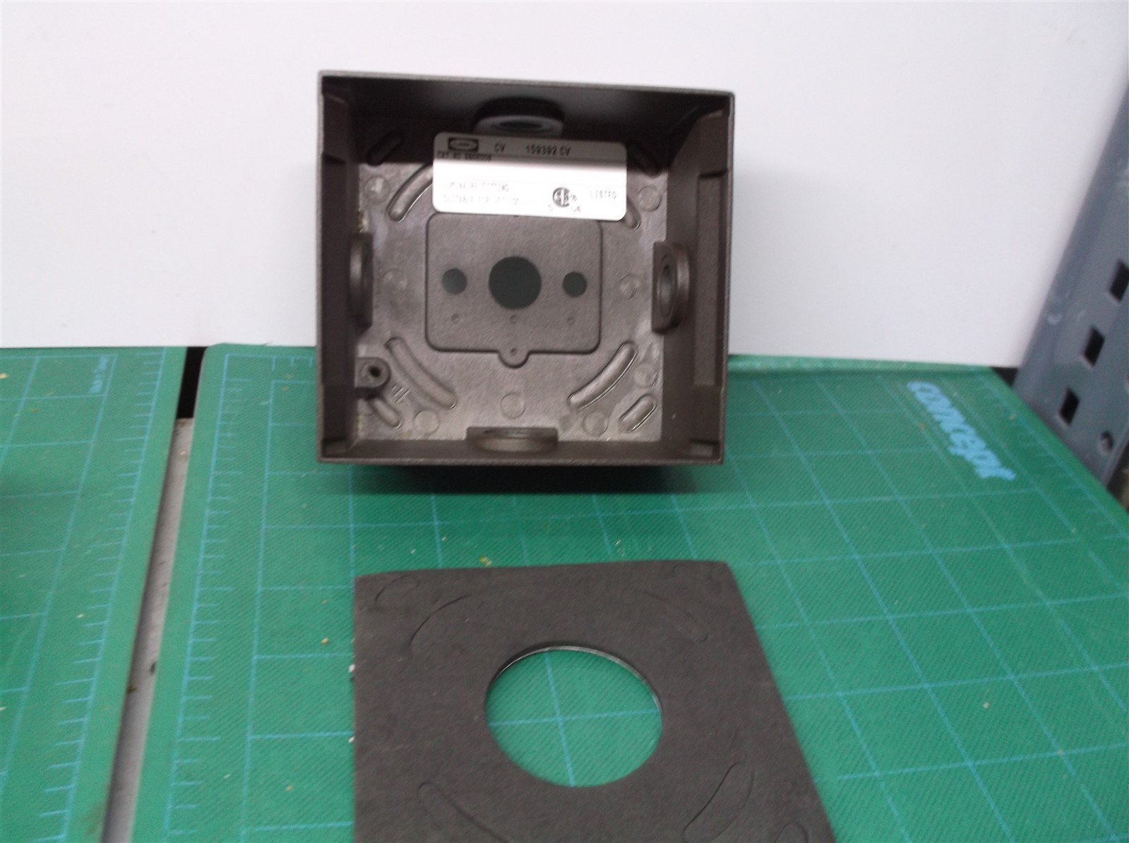 bbgeo Back Box, 3-1/2" L x 4" W x 2" H box with back gasket only gallery