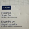 Casper Hyperlite Cooling Grid Weave 100% Lyocell WHITE CAL KING Sheet Set NWT gallery