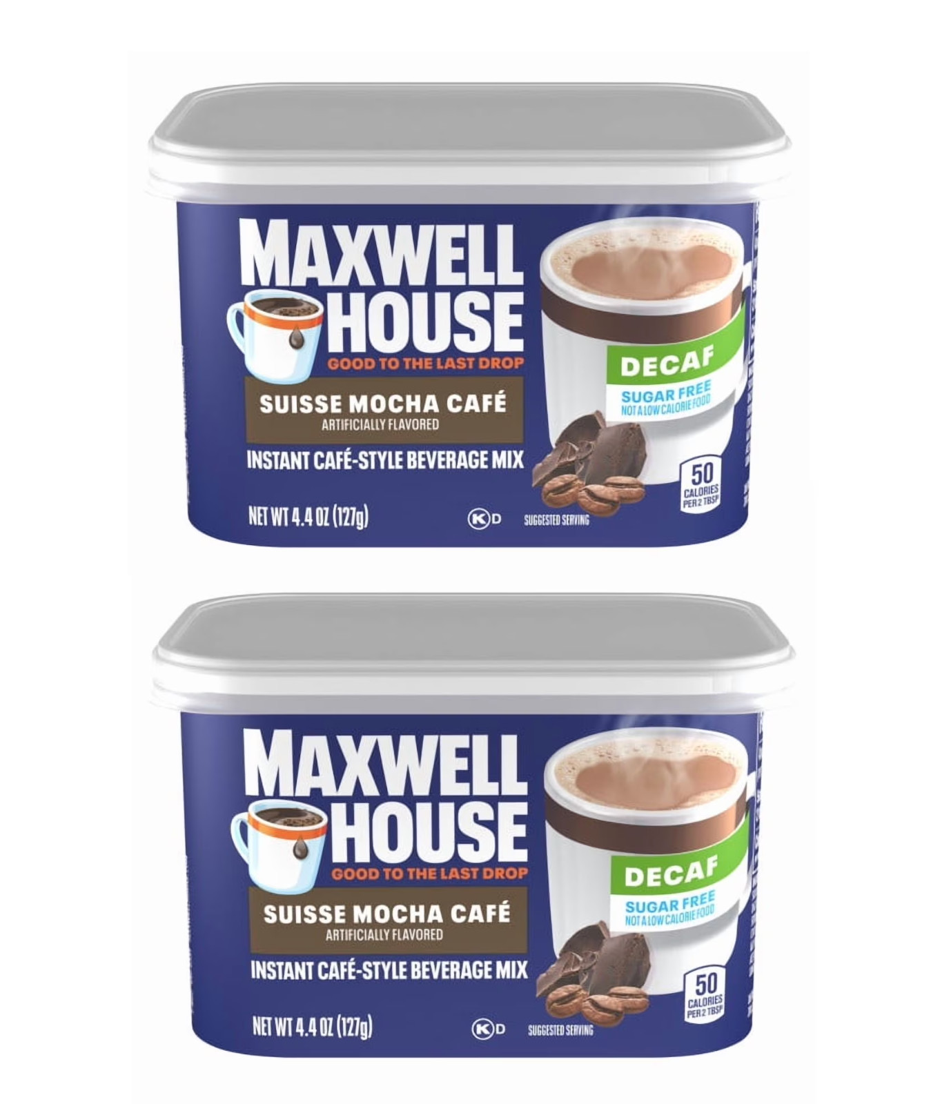 Maxwell House International Sugar-Free Suisse Mocha Café-Style Decaf Instant gallery