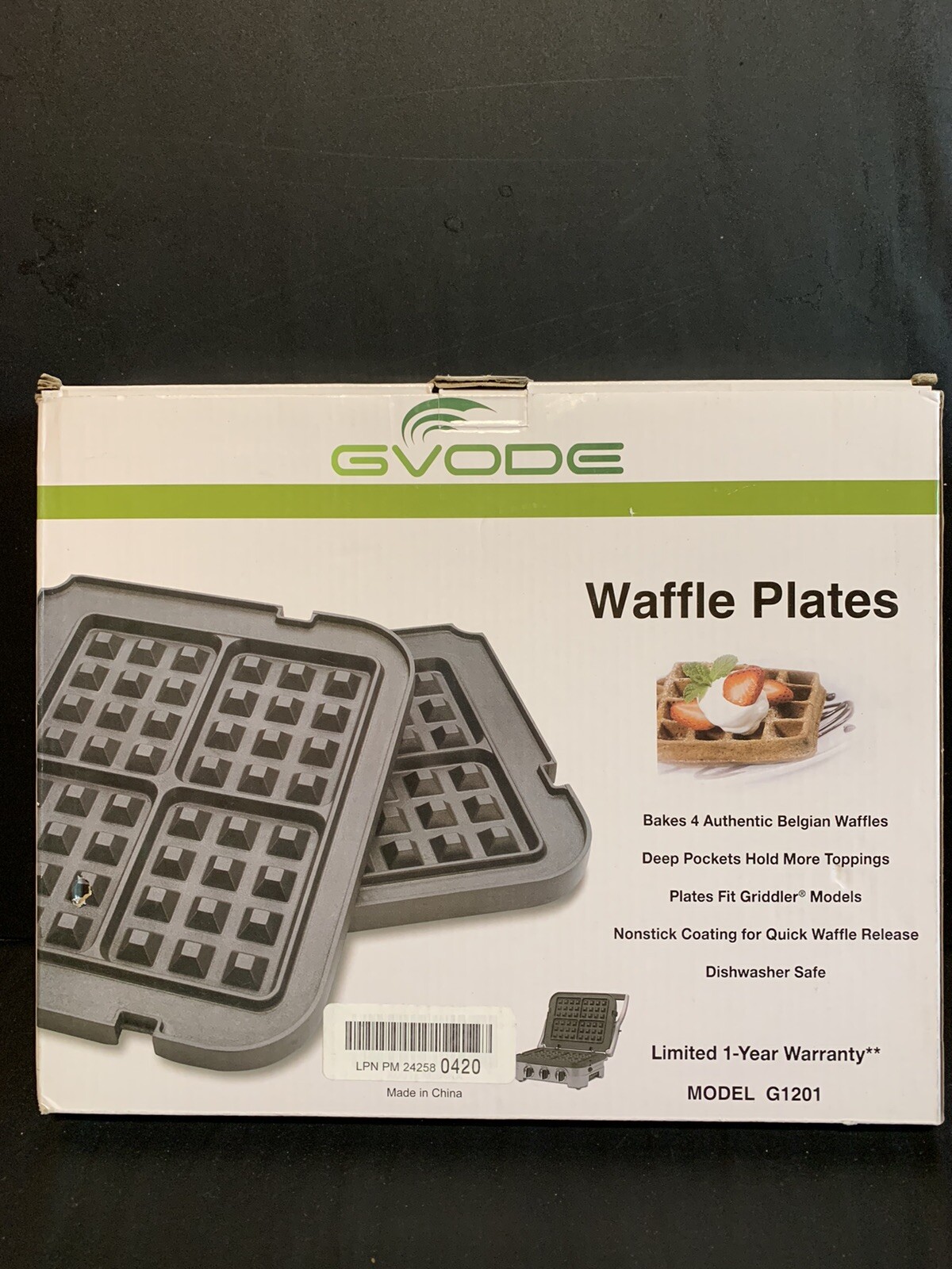 Gvode Waffle Plates for Cuisinart Griddler gallery