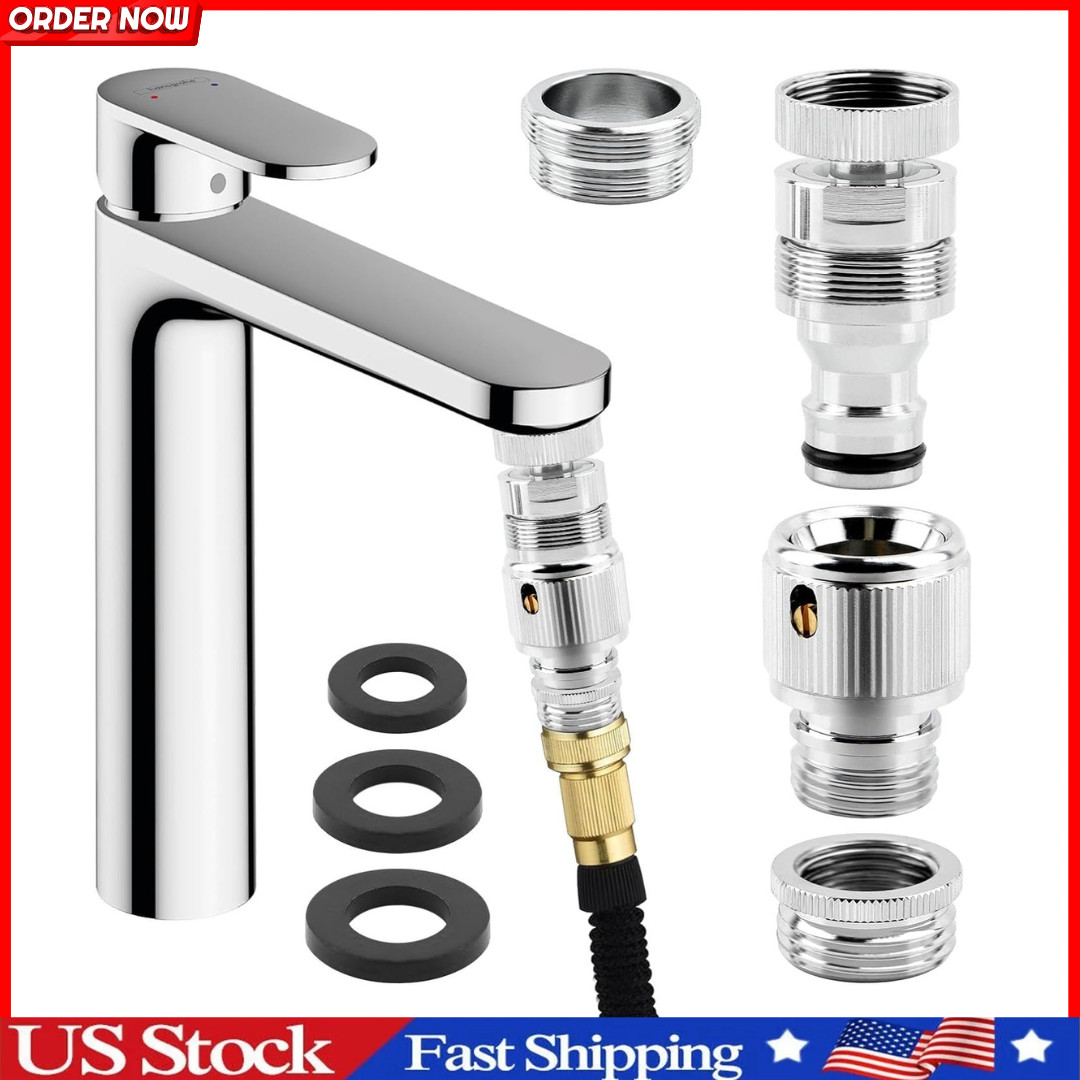 Sink Faucet Quick Connector,Faucet Adapter for Sink Connection Shower Hose gallery