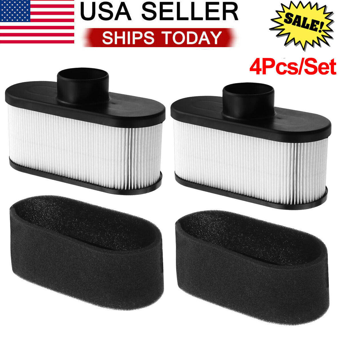 4 Pcs/Set Air Filter 11013-0752 For Kawasaki FR651V FR691V FR730V FS481V-FS691V gallery