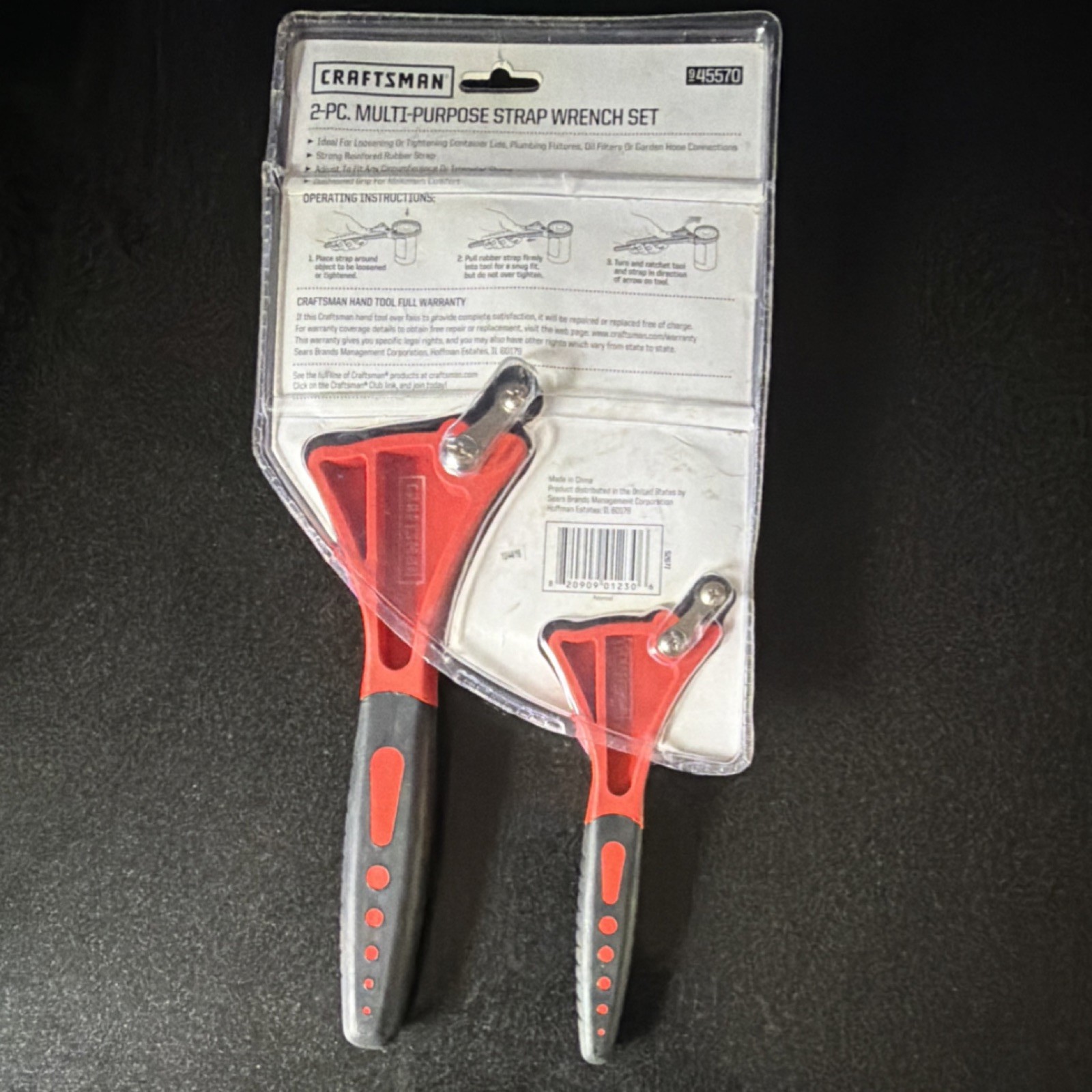 Craftsman 45570 Adjustable Strap Wrench Set, 2-Piece, Non-Ratcheting gallery