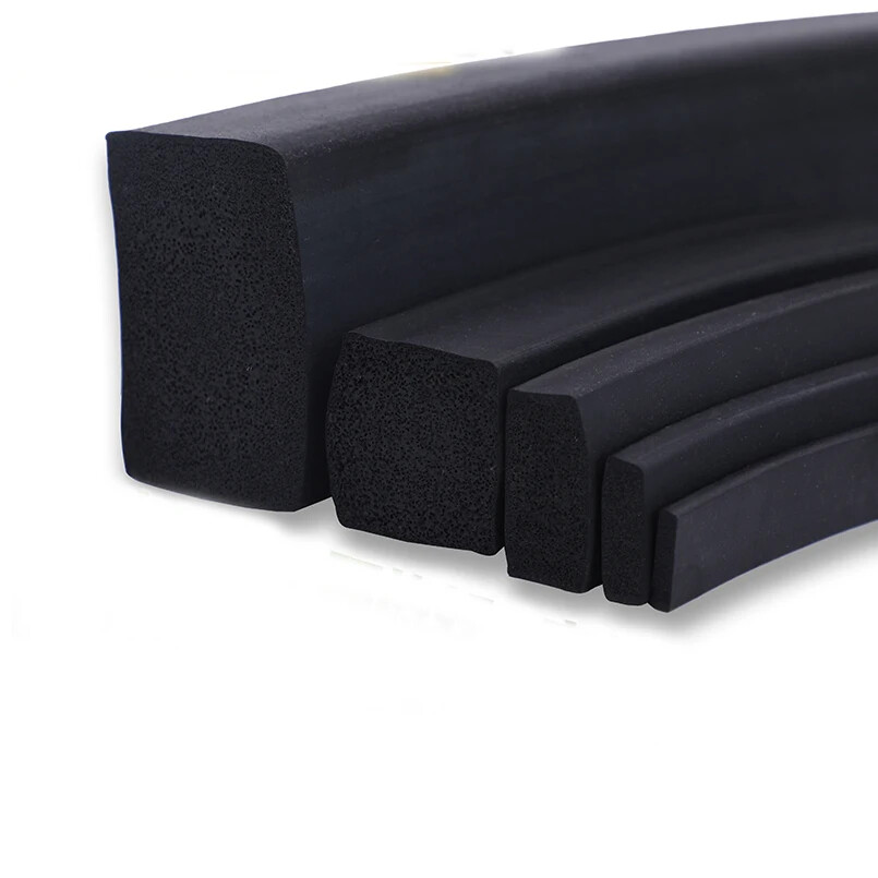 1 Meter Square Foam Strip EPDM Foam Rubber Gasket Cabinet Door Trim Seal gallery