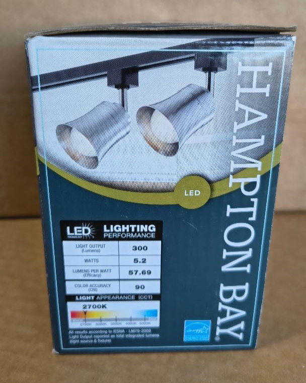 Hampton Bay 817740 Flared Bell LED Linear Track Head Nickle 1008362344 Free Ship gallery