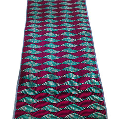 Geometric Multicolored Rectangular Table Runner 70 x 11 Inches Casual Colorful