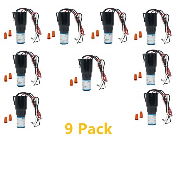 9 Pack 3 in1 Start Hard Start Kit Refrigerator Relay Capacitor Overload RCO810