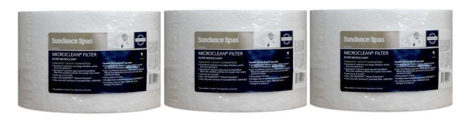 Sundance Spas OEM Disposable MicroClean Filter 3 Pack (6540-502/3) gallery